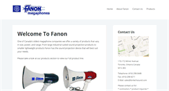 Desktop Screenshot of fanon.ca