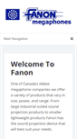 Mobile Screenshot of fanon.ca